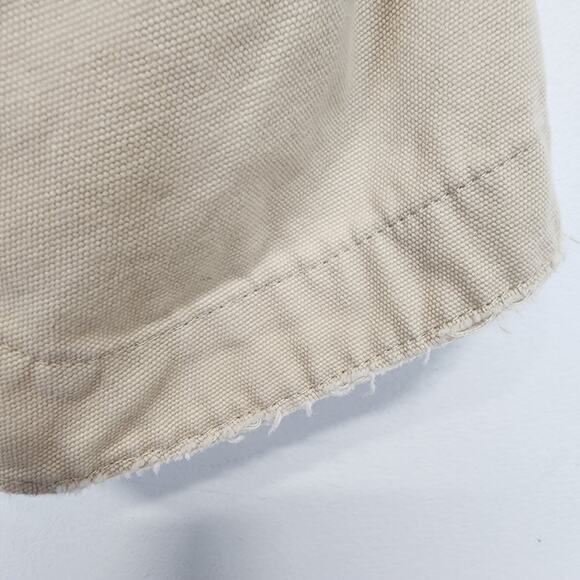 No Boundaries Y2K Military Vest Jr Small 3-5 Beige Distressed Big Buttons Chic - Picture 6 of 11